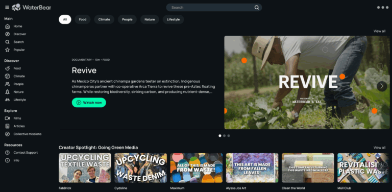 Waterbear: A Platform for Climate-Focused Storytelling and Community Action