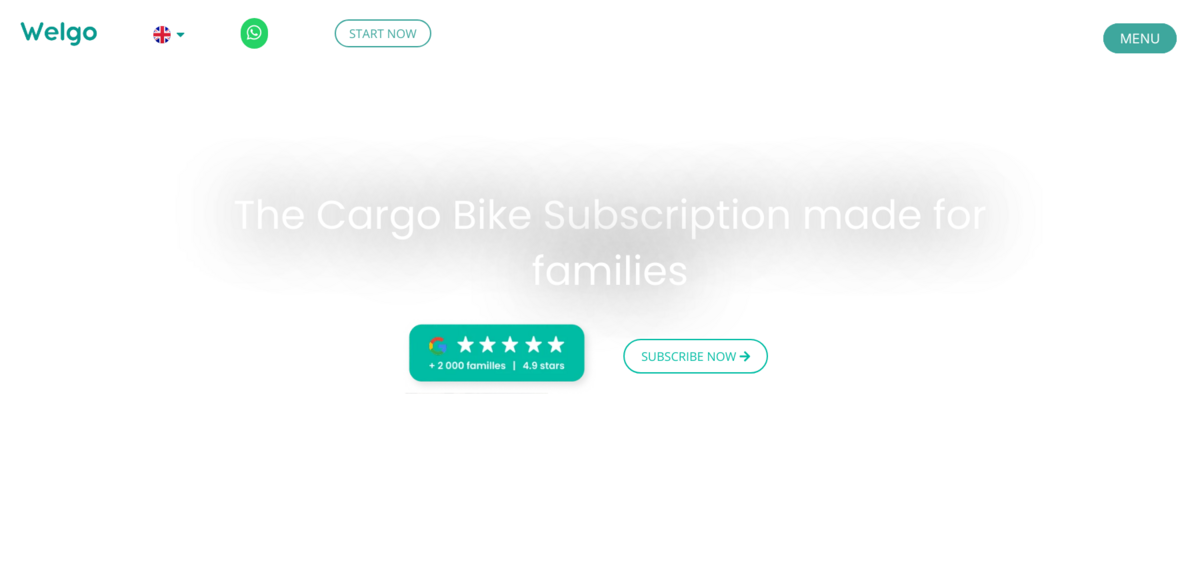 cargo bike subscription for families