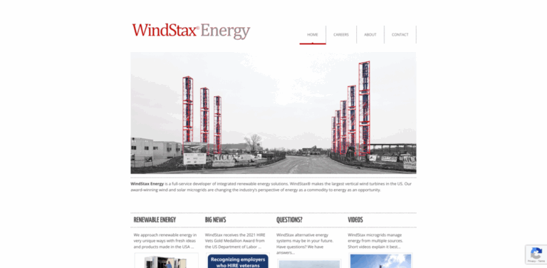 WindStax Energy: Integrated Renewable Energy Solutions with Vertical Wind Turbines