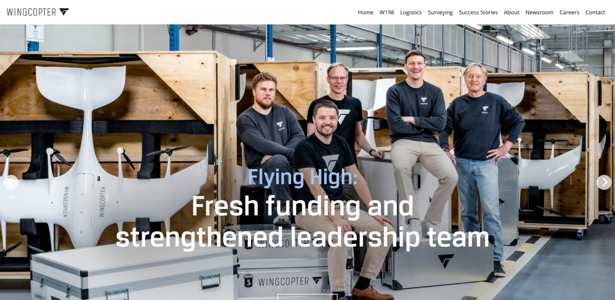 Wingcopter drone solutions