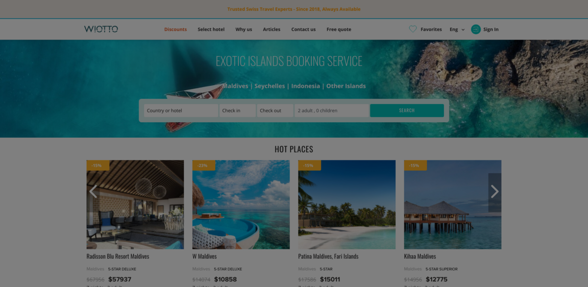 Luxury Island Vacations