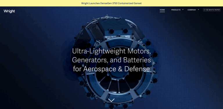 Wright Electric: Compact Power Solutions with DenseGen 3750 Generator