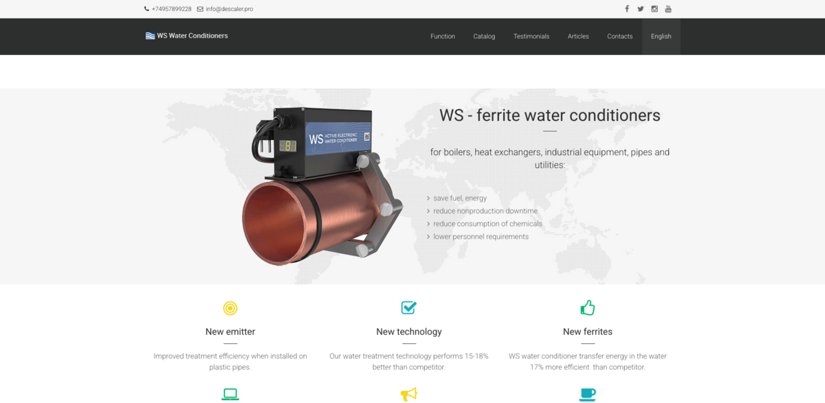 WS Ferrite Water Conditioner