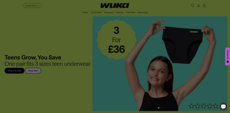 WUKA™: Sustainable Period Underwear for Every Flow and Lifestyle