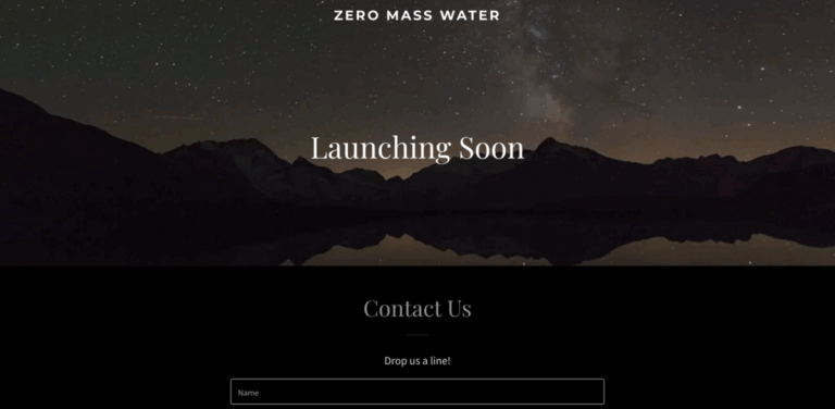 Zero Mass Water: Creating Clean Drinking Water from Sunlight and Air