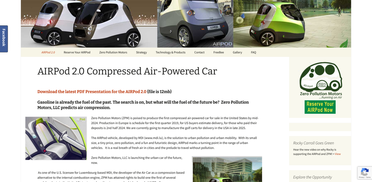 Zero Pollution Motors AIRPod
