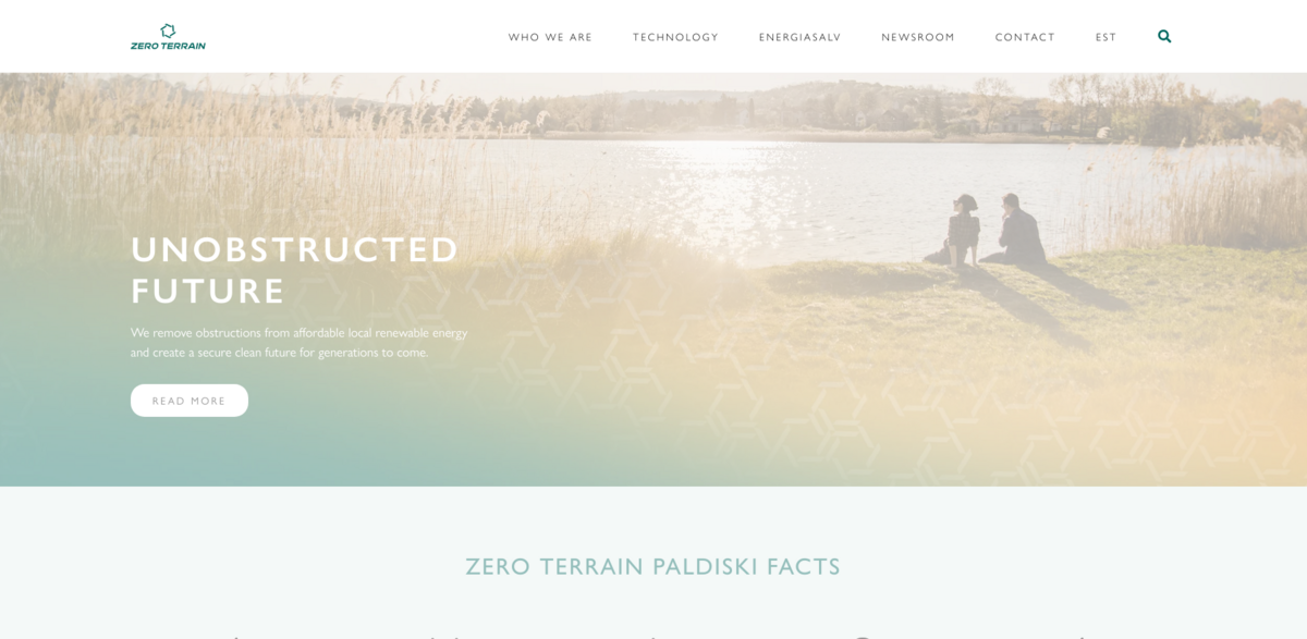 Zero Terrain energy storage