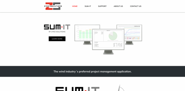 ZYKO SOLUTIONS: Streamlining Project Management for the Wind Industry