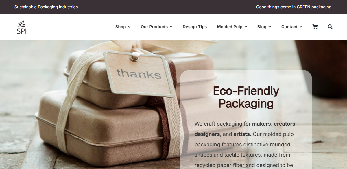 Sustainable Packaging Industries: Plastic-Free Molded Pulp Packaging