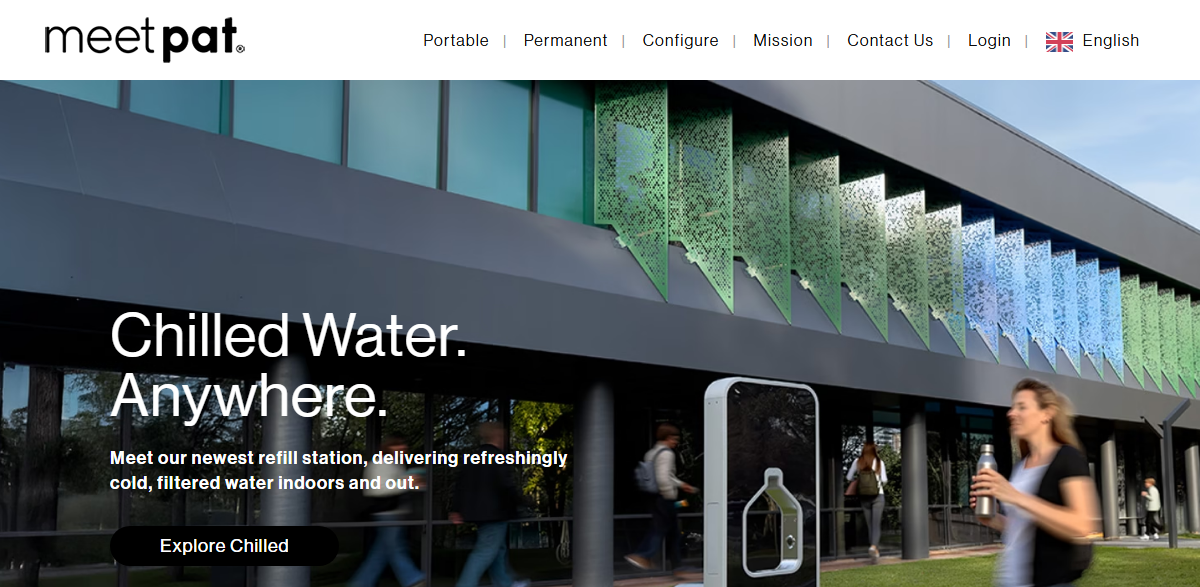 meetpat: Public Water Refill Stations Cutting Single-Use Plastic